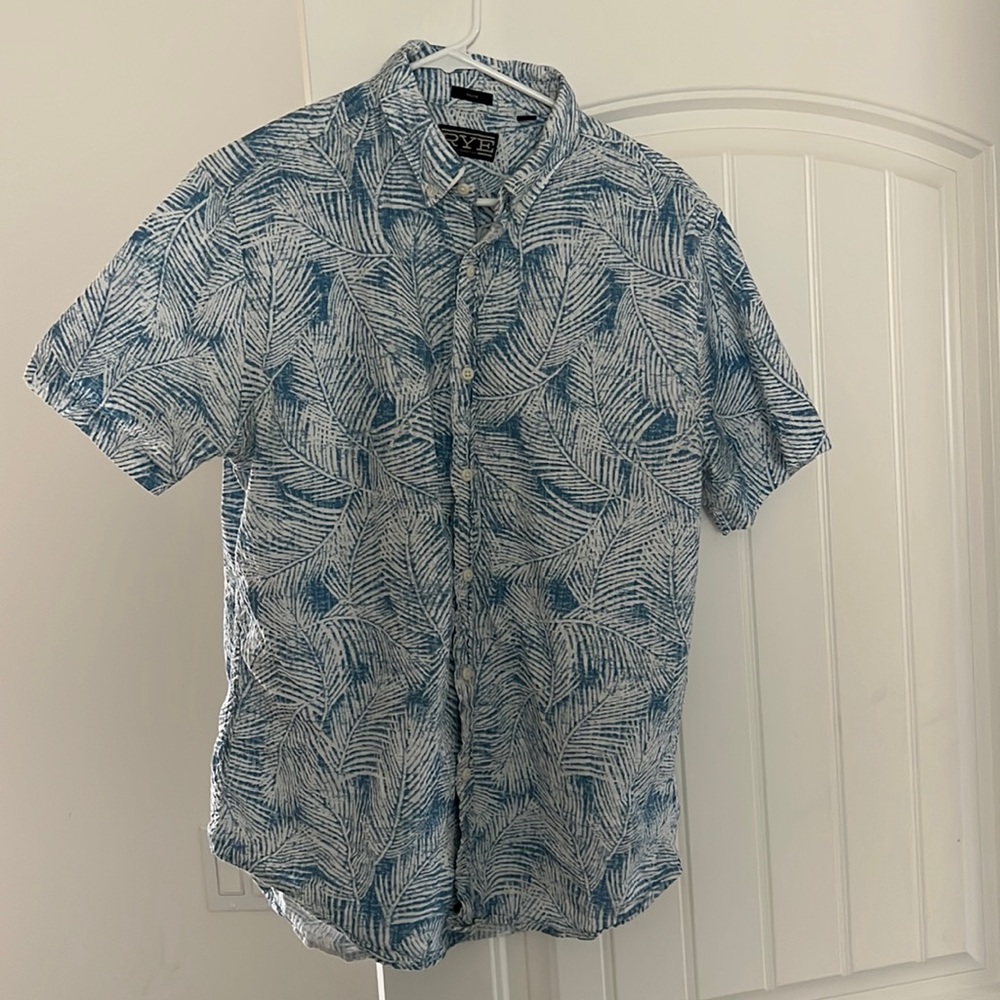 Slim seersucker Hawaiian shirt by hawker and rye